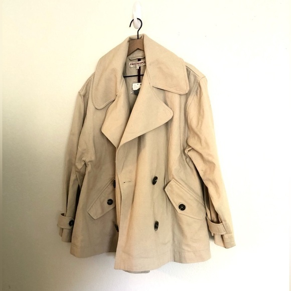 NEW Free People Highlands Swing Peacoat Medium - Picture 4 of 7